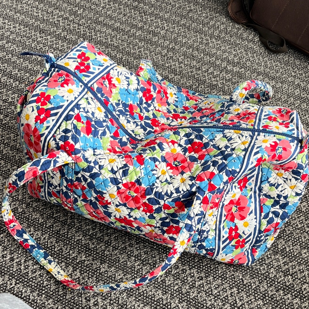 Vera Bradley Duffel in Summer Cottage